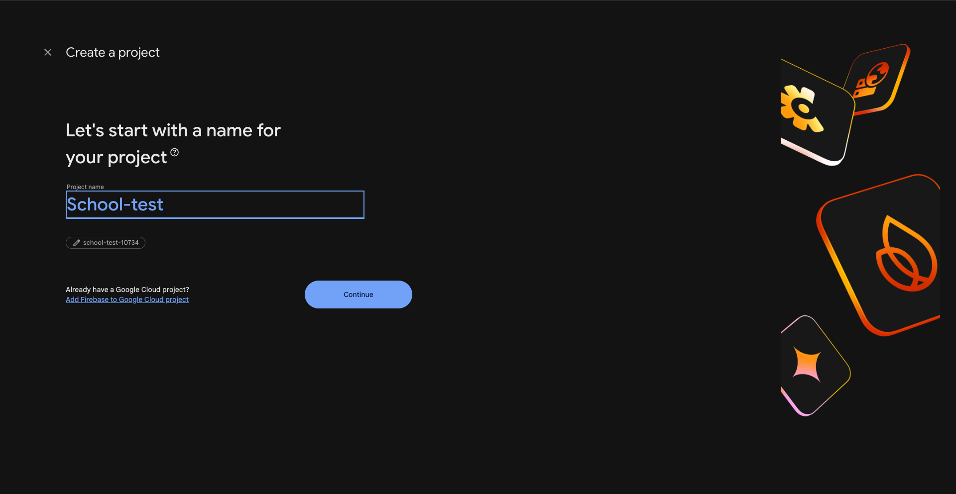 Firebase Project Name